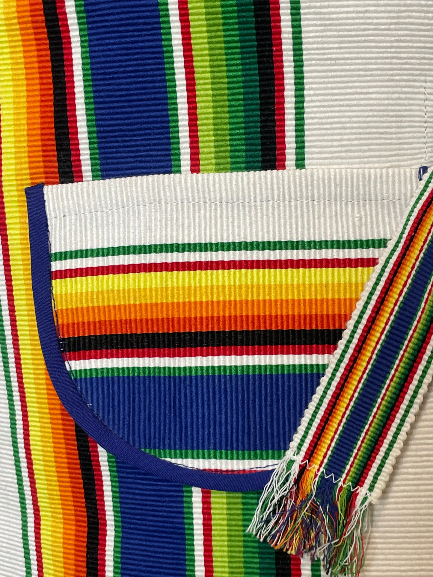 Mexican Striped Apron Top