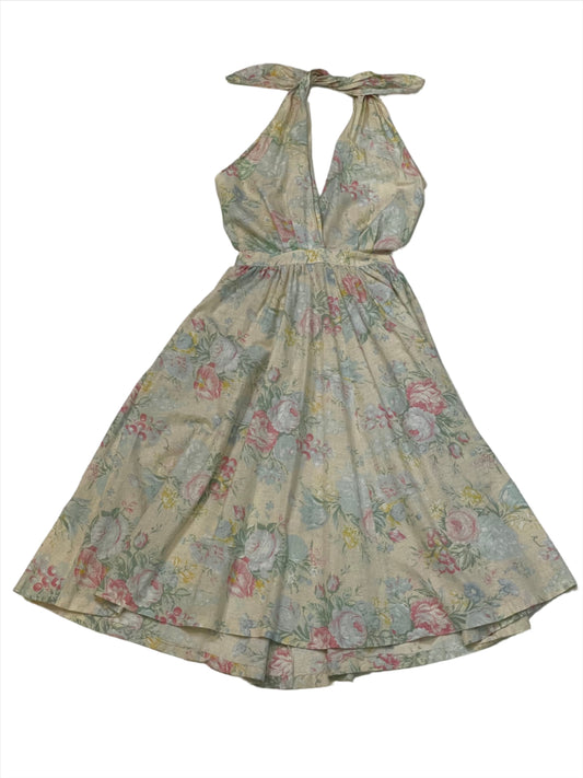 Magneto WhiteMulti Colored Floral Print Dress