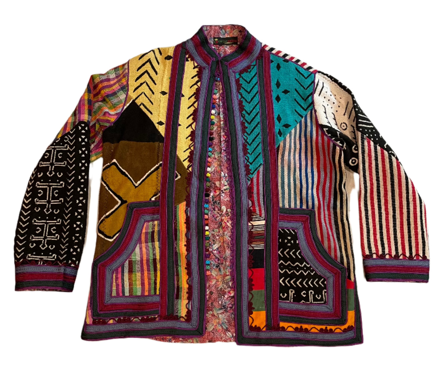 Moroccan Caftan Soltana Patchwork Jacket