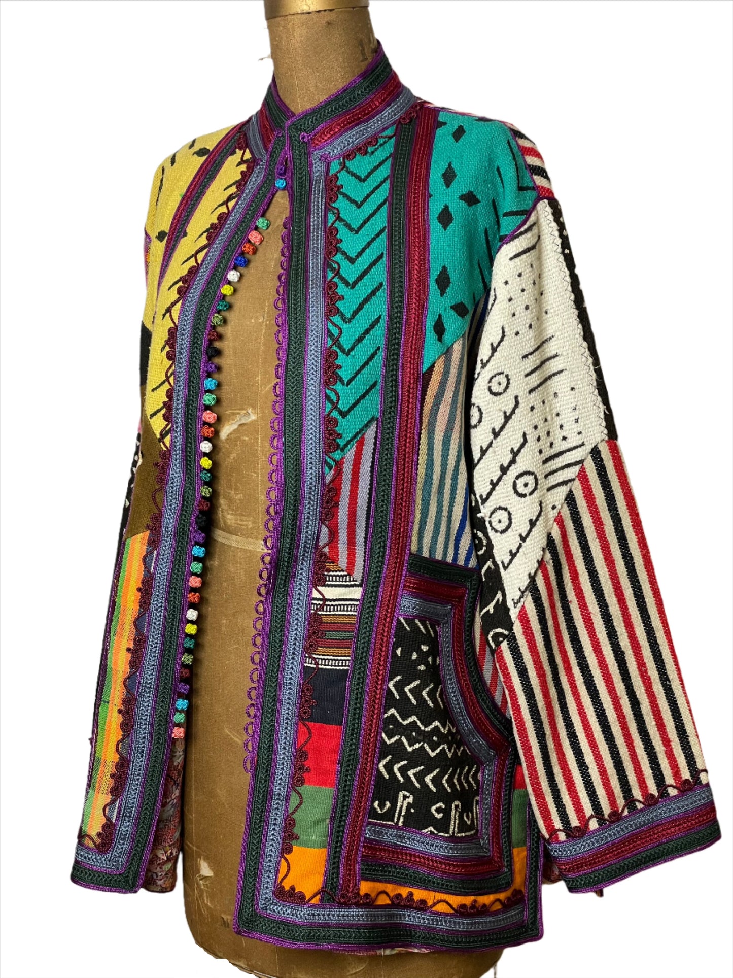 Moroccan Caftan Soltana Patchwork Jacket