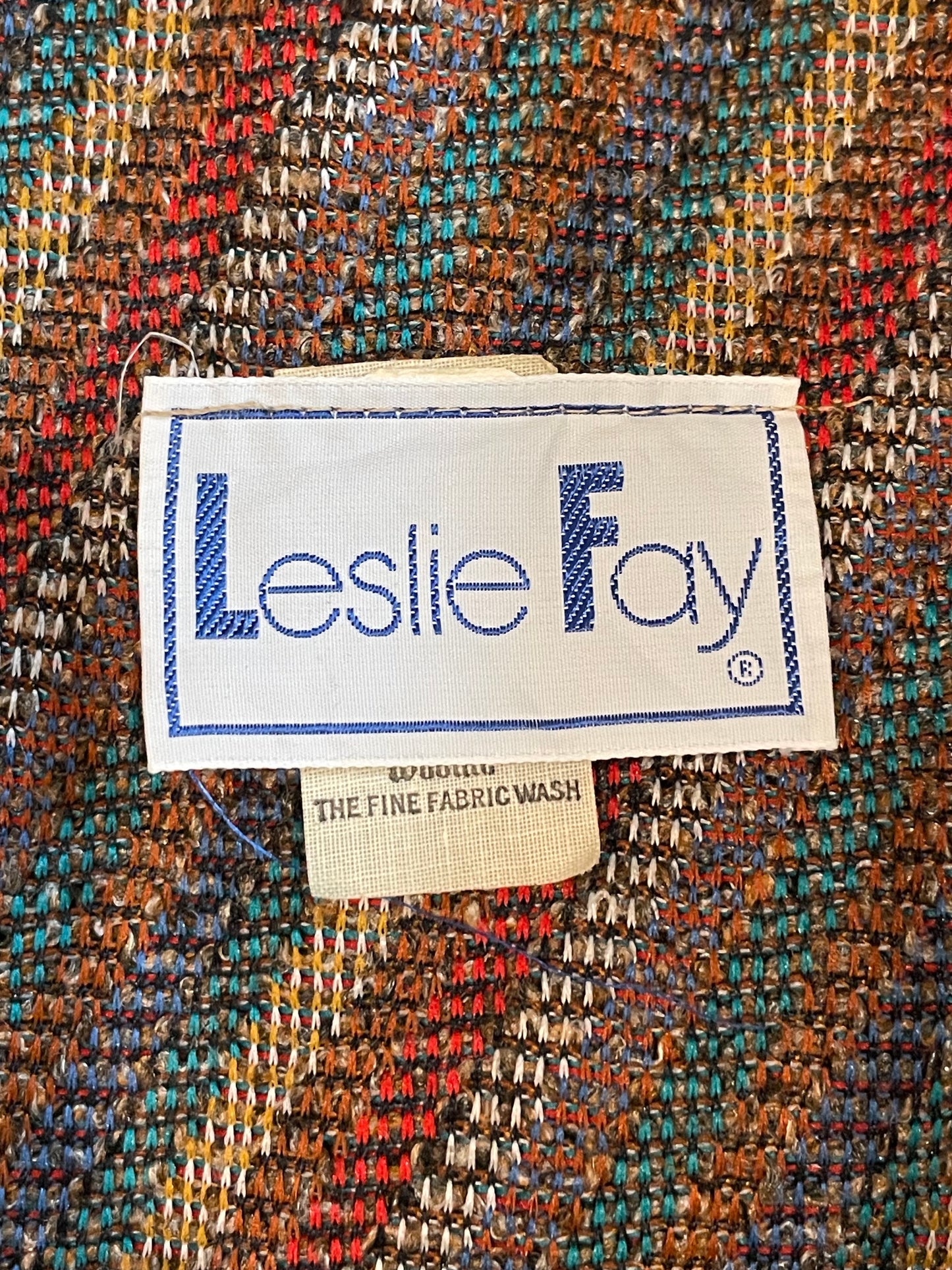 Leslie Fay Wool Striped Jacket