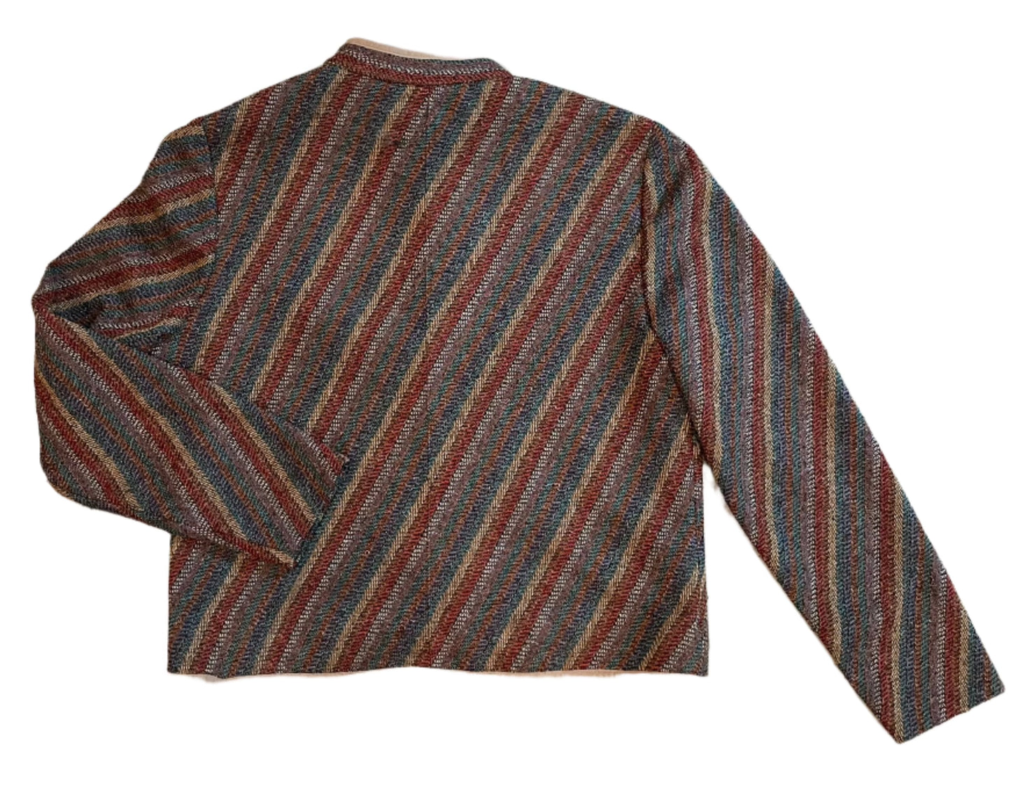 Leslie Fay Wool Striped Jacket