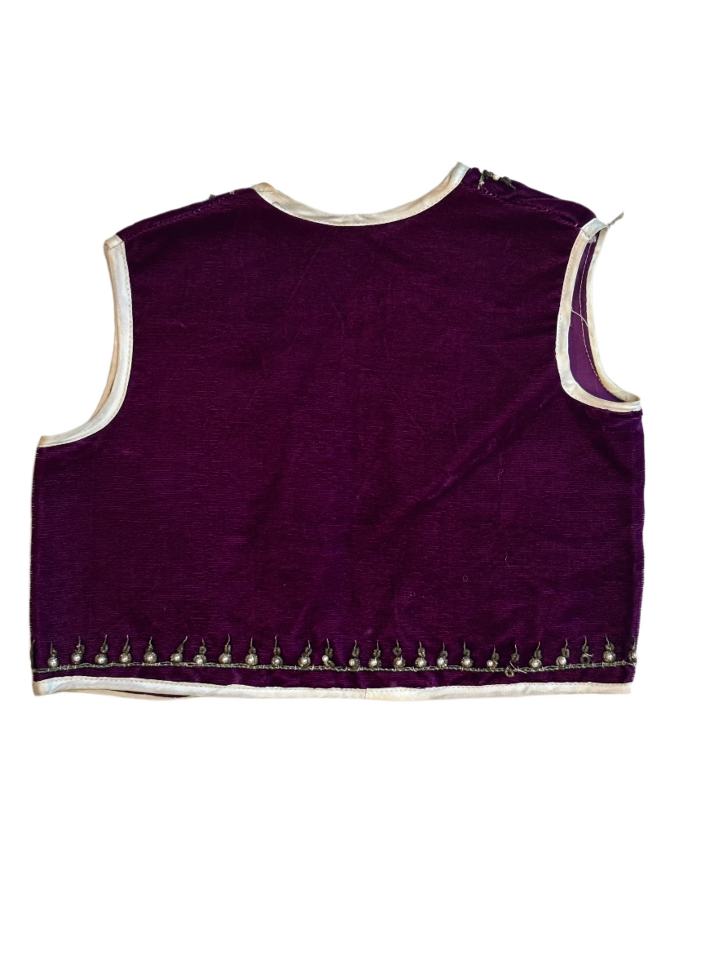 Vintage Child's Tibetan Boho Vest 2-3Y