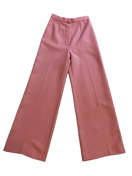 '70s Vintage Pink Polyester Pants 24x28