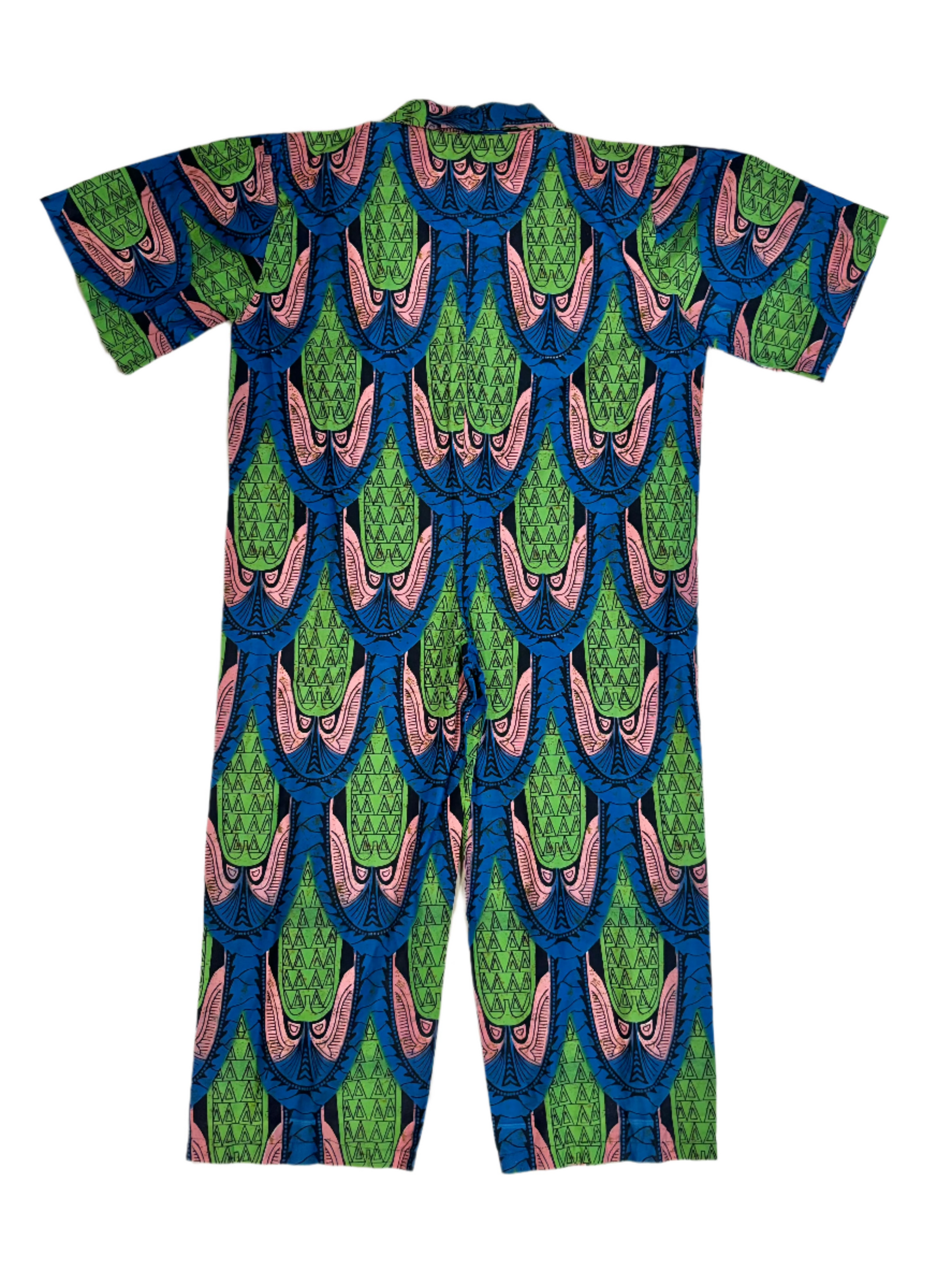 Vintage Child's Ikat Jumpsuit 14-16Y