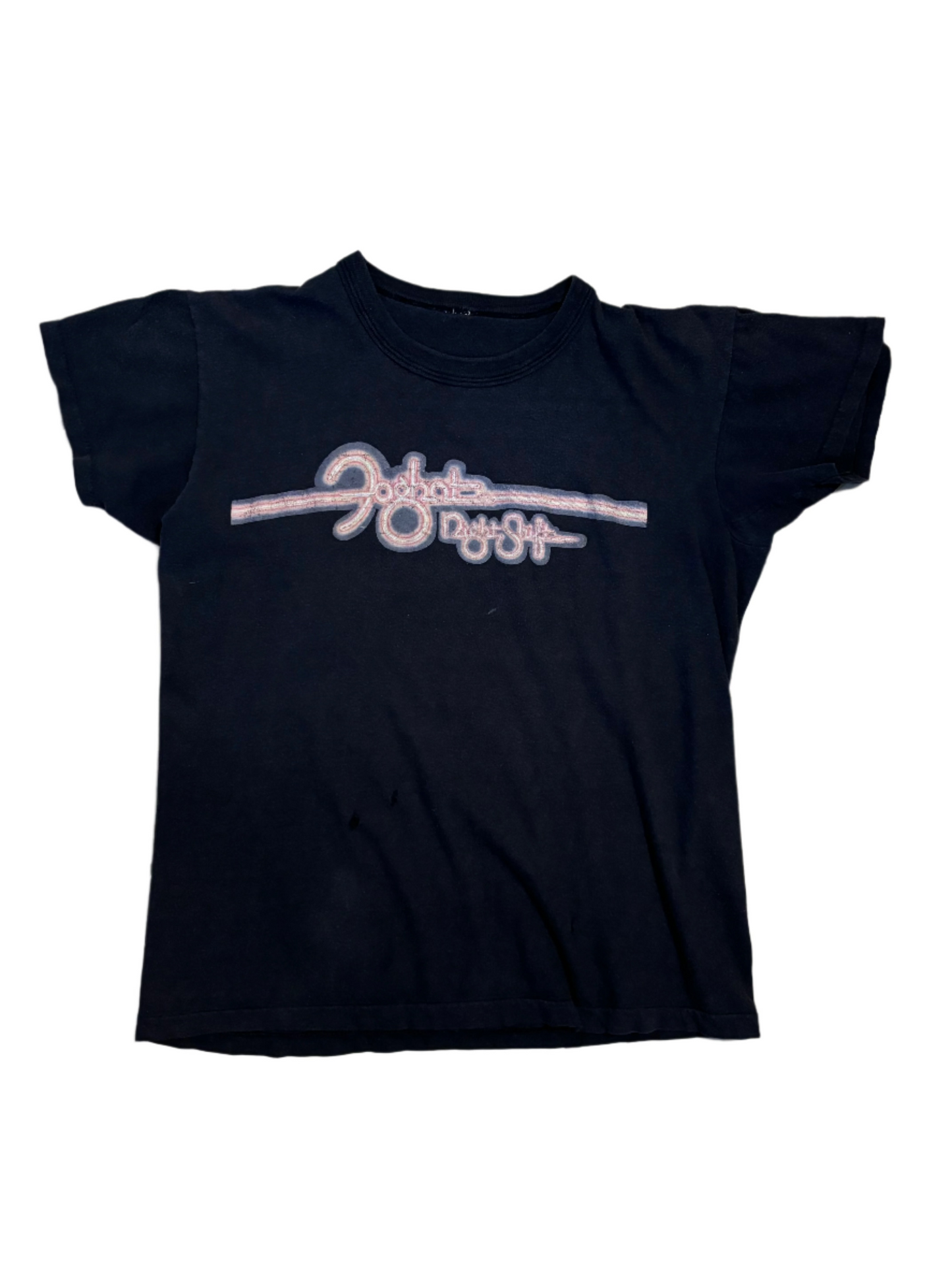 '70s Vintage Foghat "Night Shift" Navy T-Shirt - SML