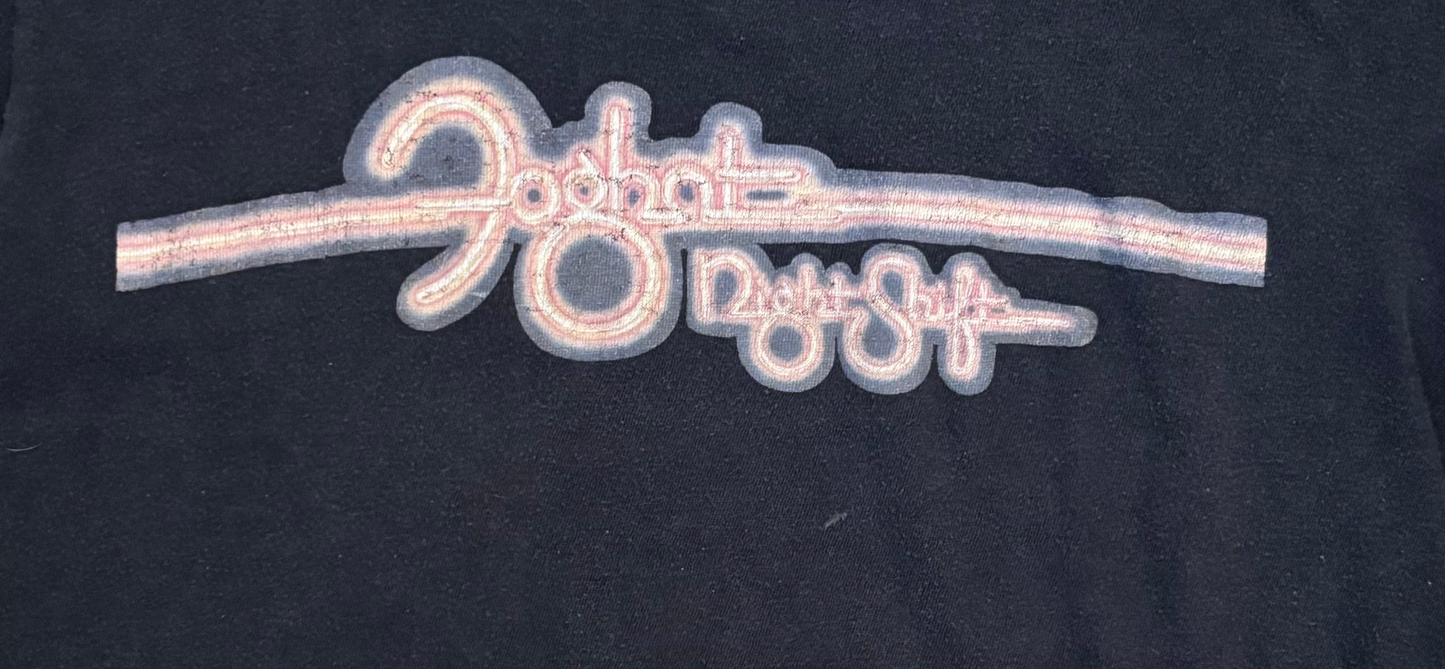 '70s Vintage Foghat "Night Shift" Navy T-Shirt - SML