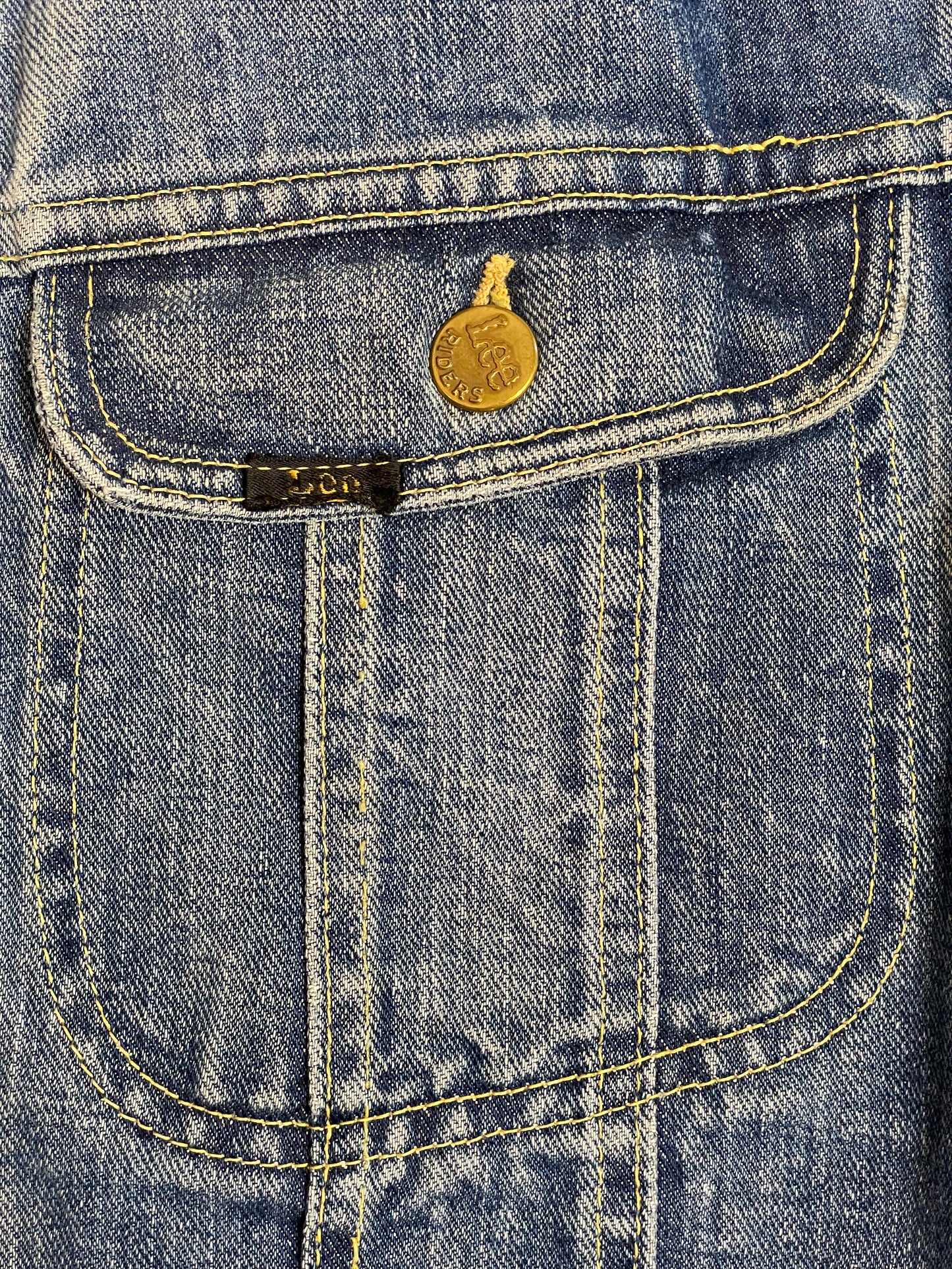 60s Vintage Lee Blue Denim Jacket - LRG