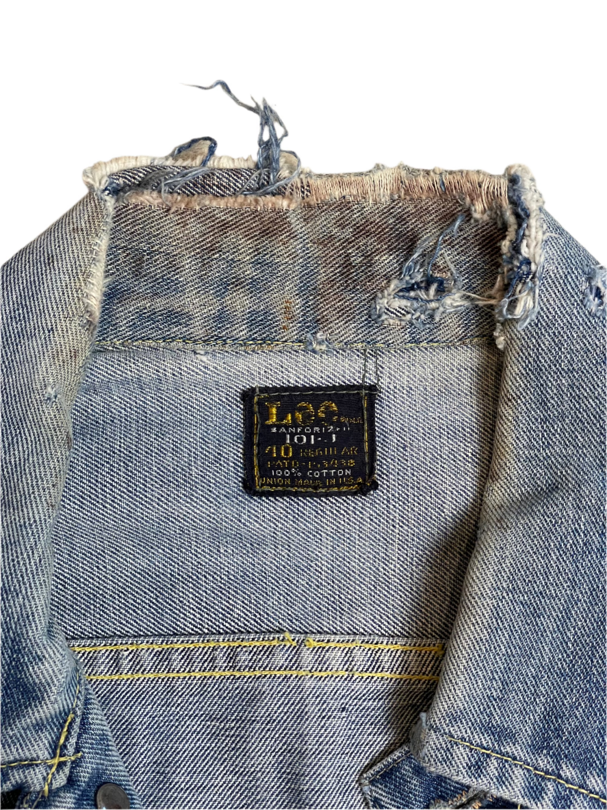 60s Vintage Lee Blue Denim Jacket - LRG