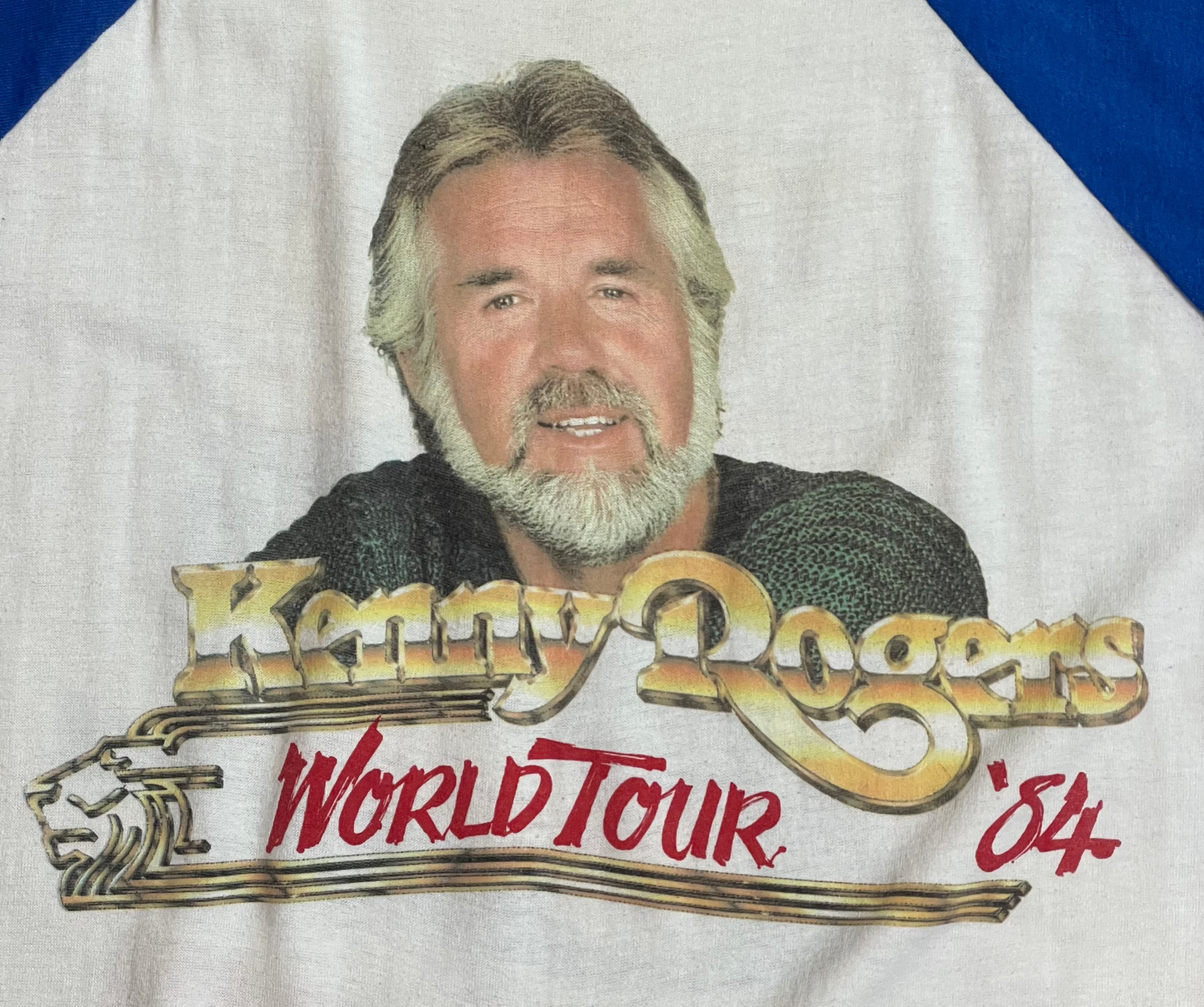 '84 Vintage Kenny Rogers World Tour Raglan T-Shirt - LRG