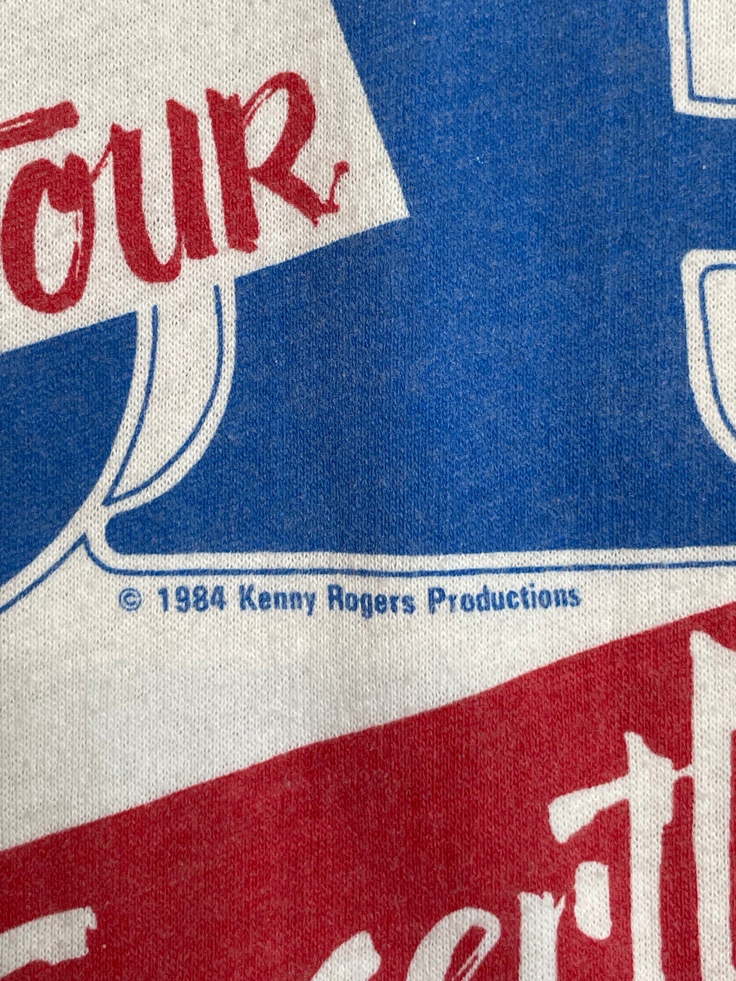 '84 Vintage Kenny Rogers World Tour Raglan T-Shirt - LRG