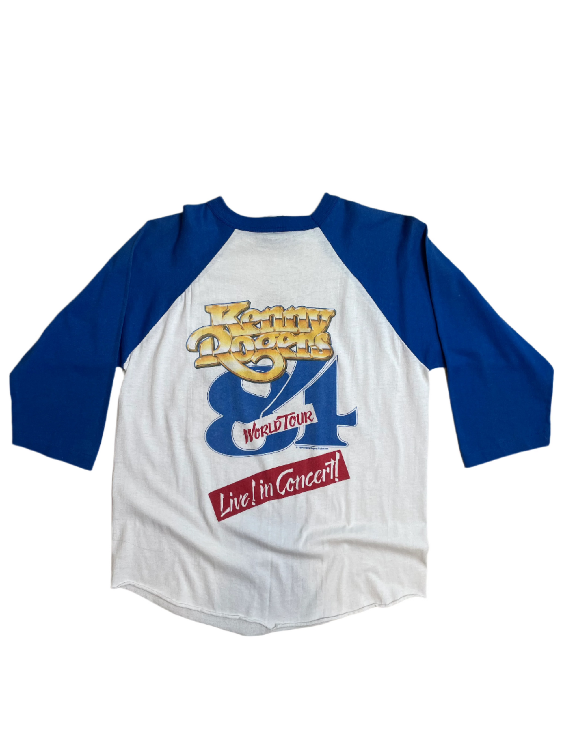 '84 Vintage Kenny Rogers World Tour Raglan T-Shirt - LRG