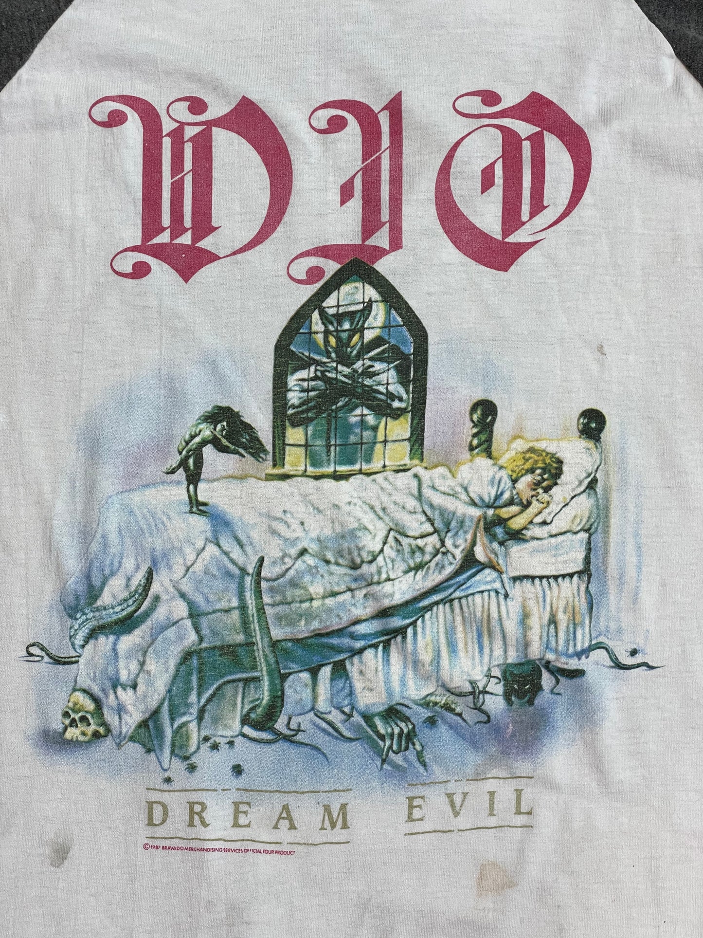 '87 Vintage Dio "Dream Evil" Tour Raglan T-Shirt - LRG