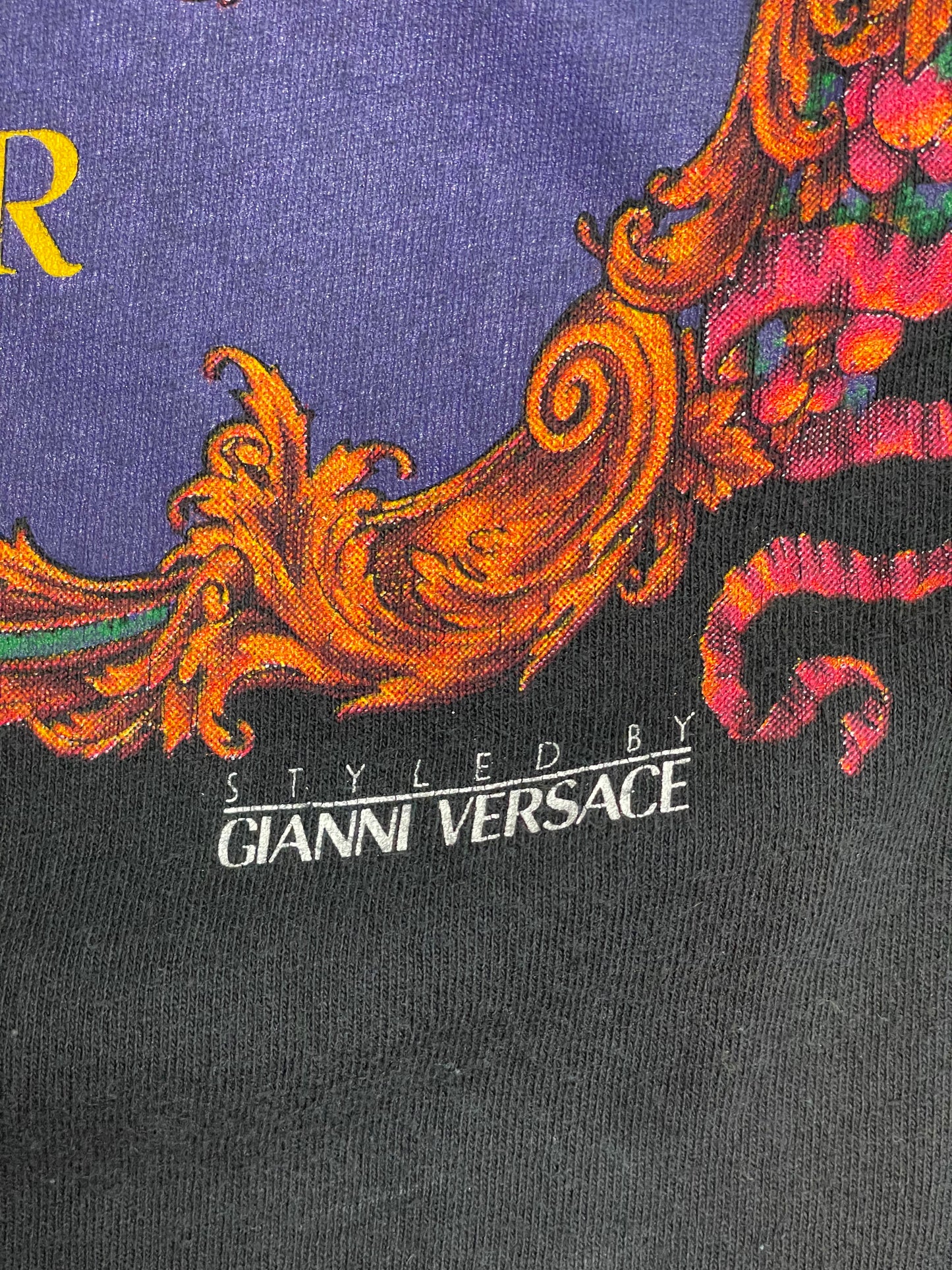 Elton John Gianni Versace Blk T-Shirt - LRG