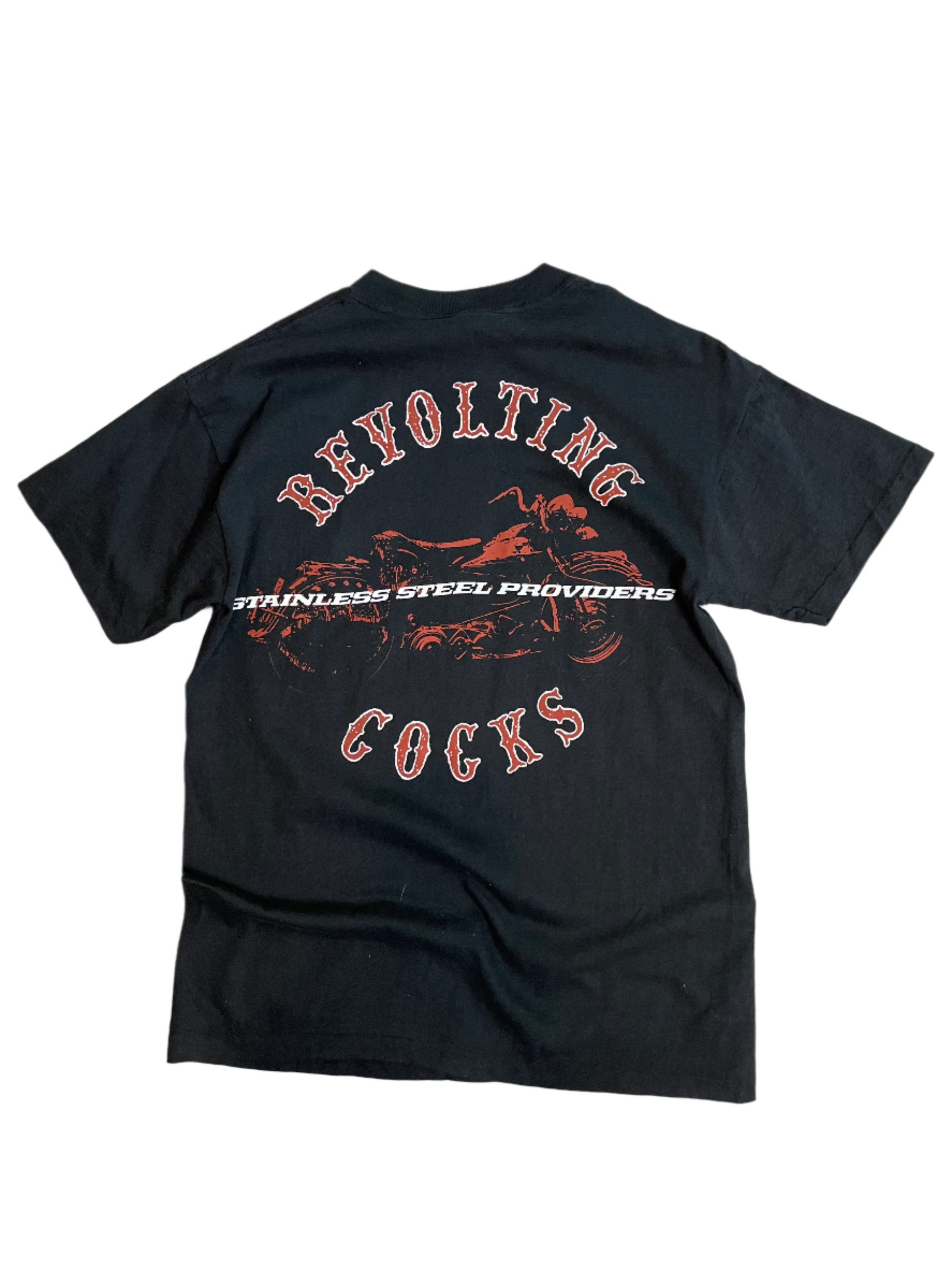 '91 Vintage Revolting Cocks Stainless Steel Blk T-Shirt - MED