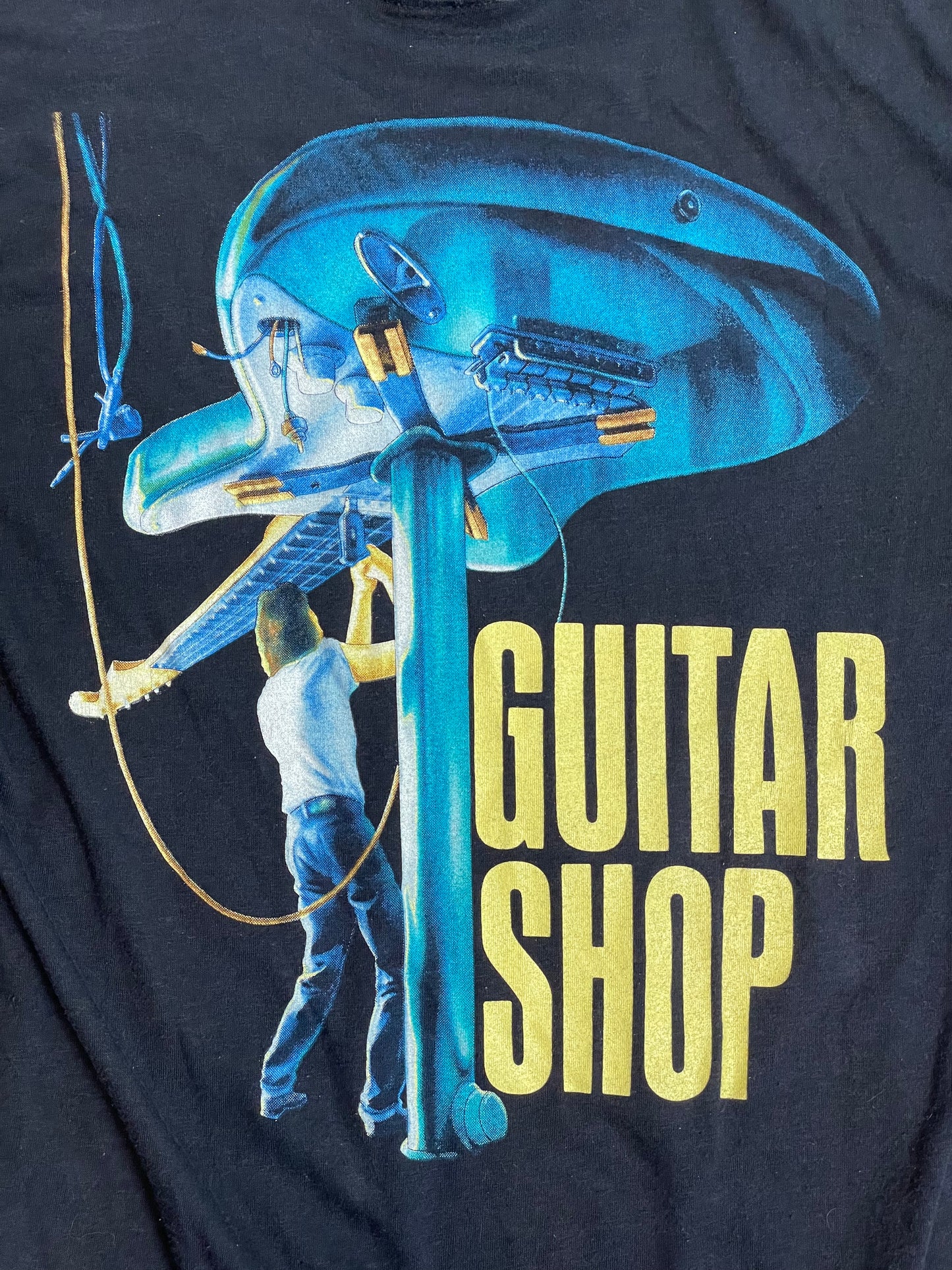 '89 Vintage Jeff Beck Guitar Shop Blk T-Shirt - LRG