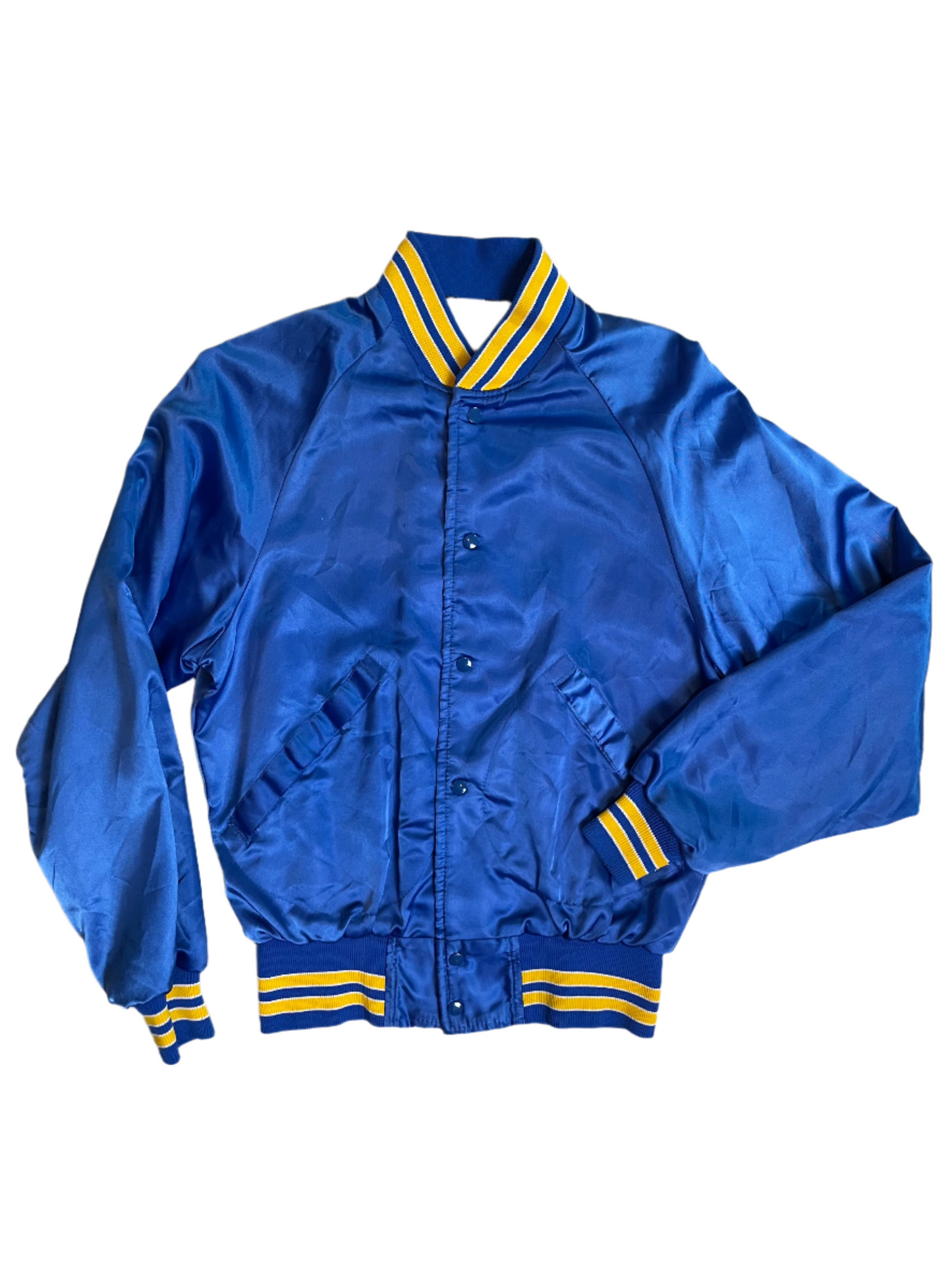 Vintage WNFL Blue Satin Bomber Jacket - LRG