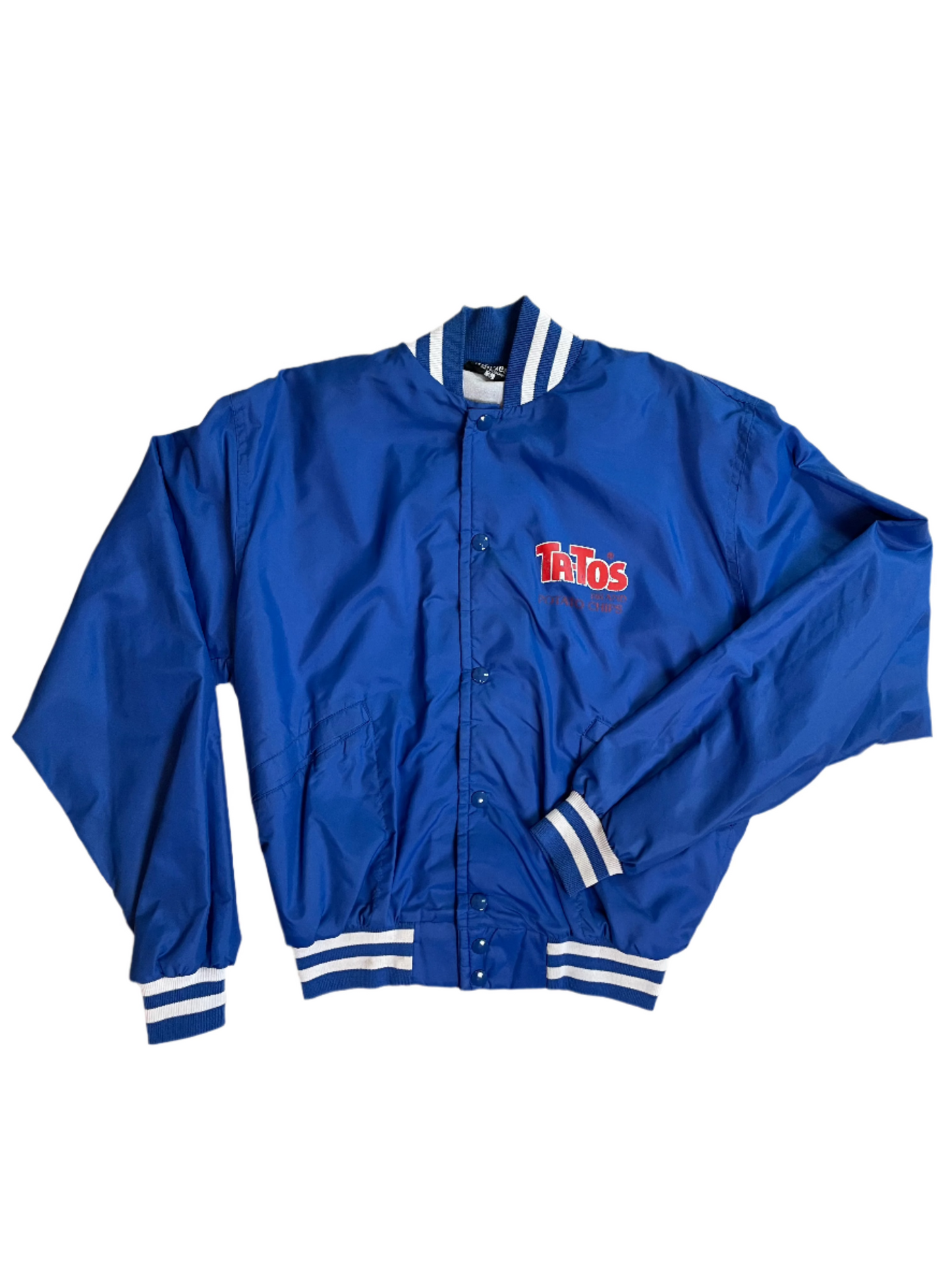 Vintage Blue Bomber Windbreaker Jacket - XL