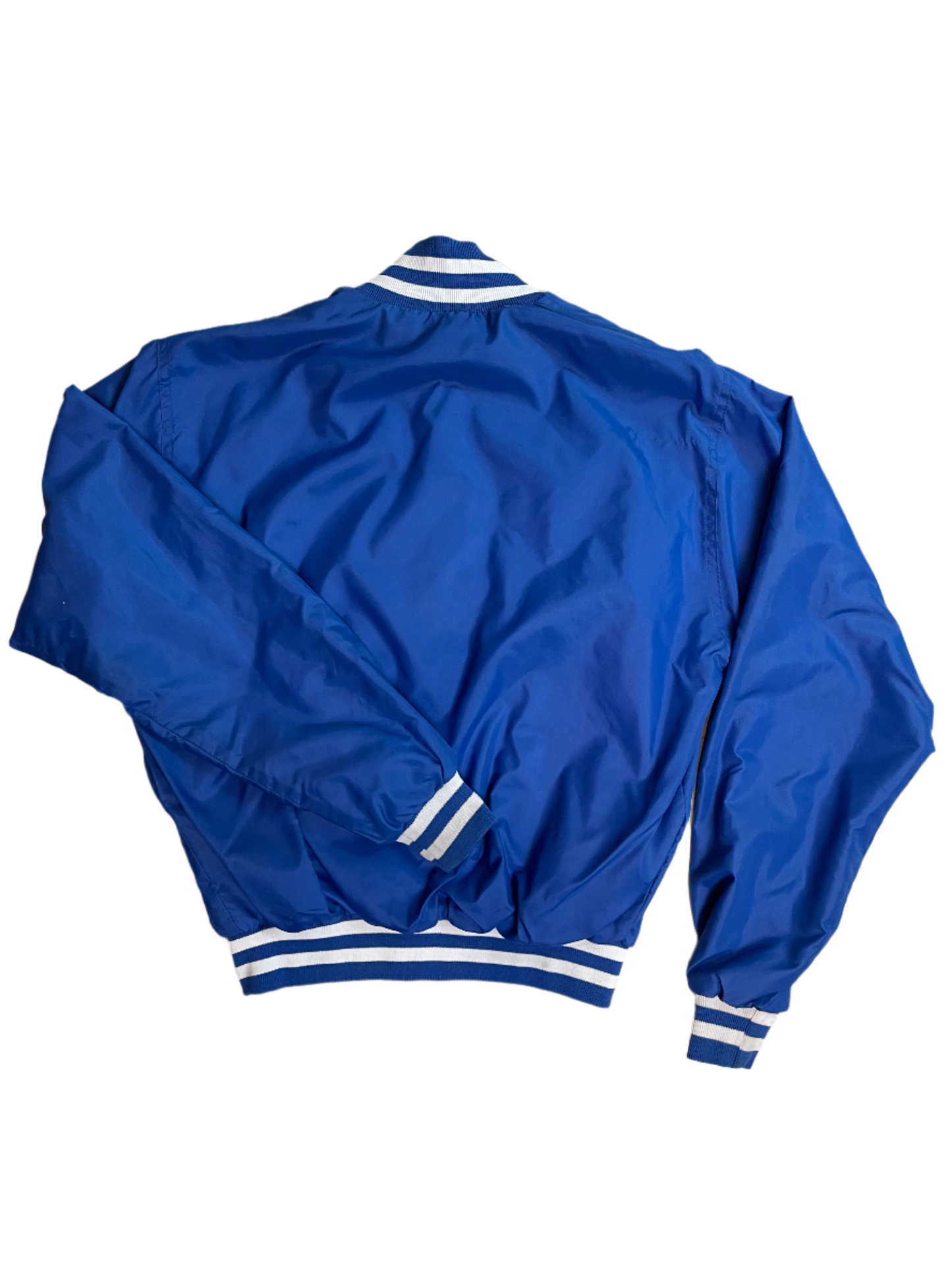 Vintage Blue Bomber Windbreaker Jacket - XL