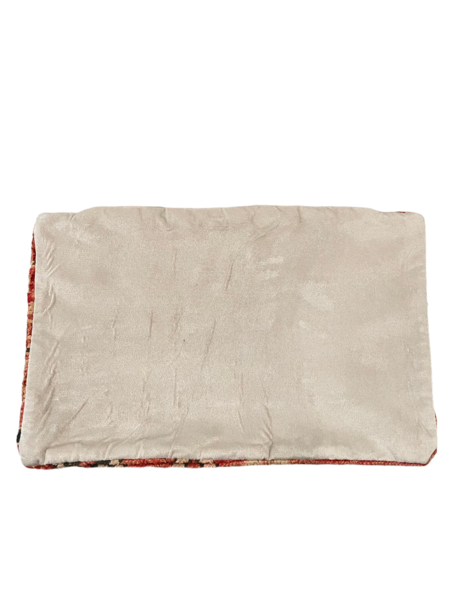 Moroccan Wool Red Carpet Pillowcase w/Abstract Pattern 1.98' x 1.29'