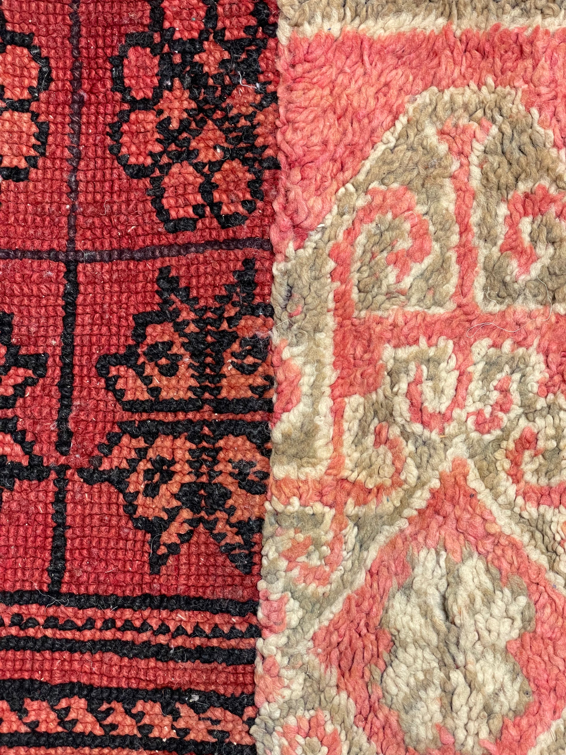 Moroccan Wool Calico Tapestry Pillowcase 1.79' x 1.33'