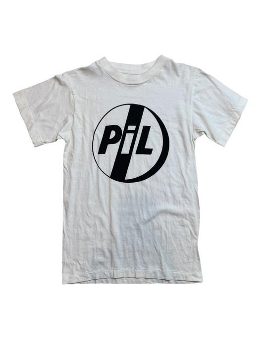 PIL (Public Img Ltd) White Band T-Shirt - XS