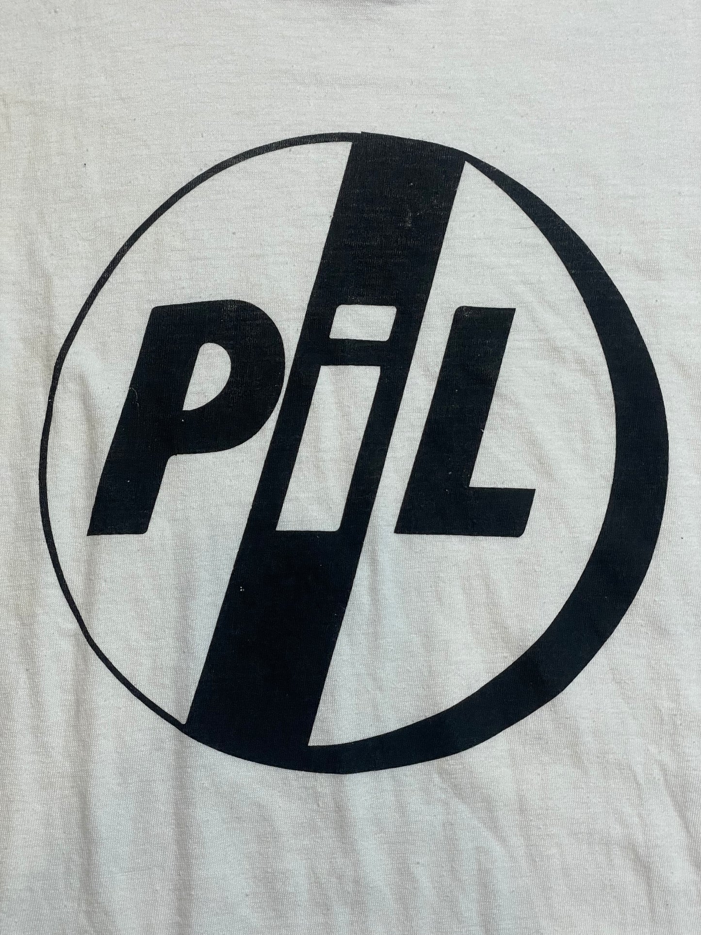 PIL (Public Img Ltd) White Band T-Shirt - XS