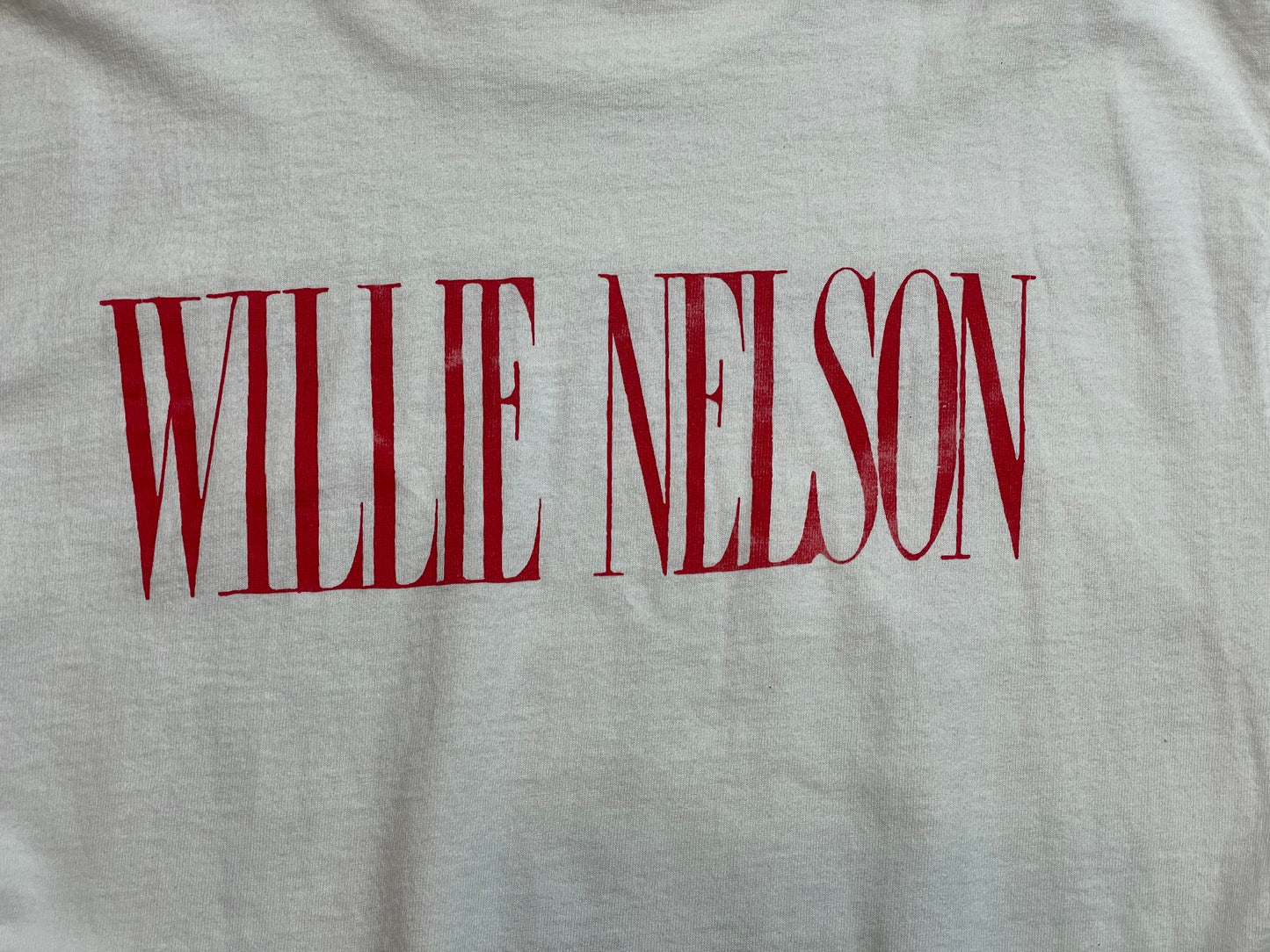 '91 Vintage Willie Nelson IRS Tapes Wht T-Shirt - LRG