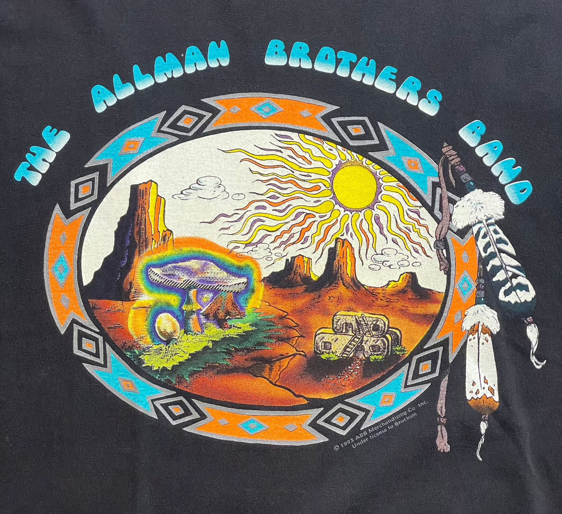 '93 Vintage Allman Bros. Band Blk Psych T-Shirt - LRG