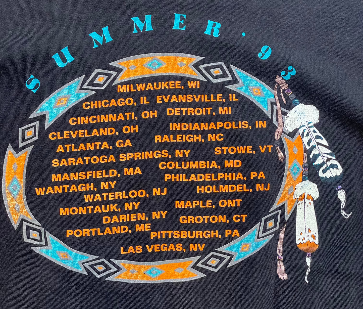 '93 Vintage Allman Bros. Band Blk Psych T-Shirt - LRG