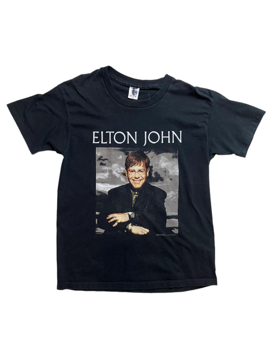 '94 Vintage Elton John Tour Black T-Shirt - XL