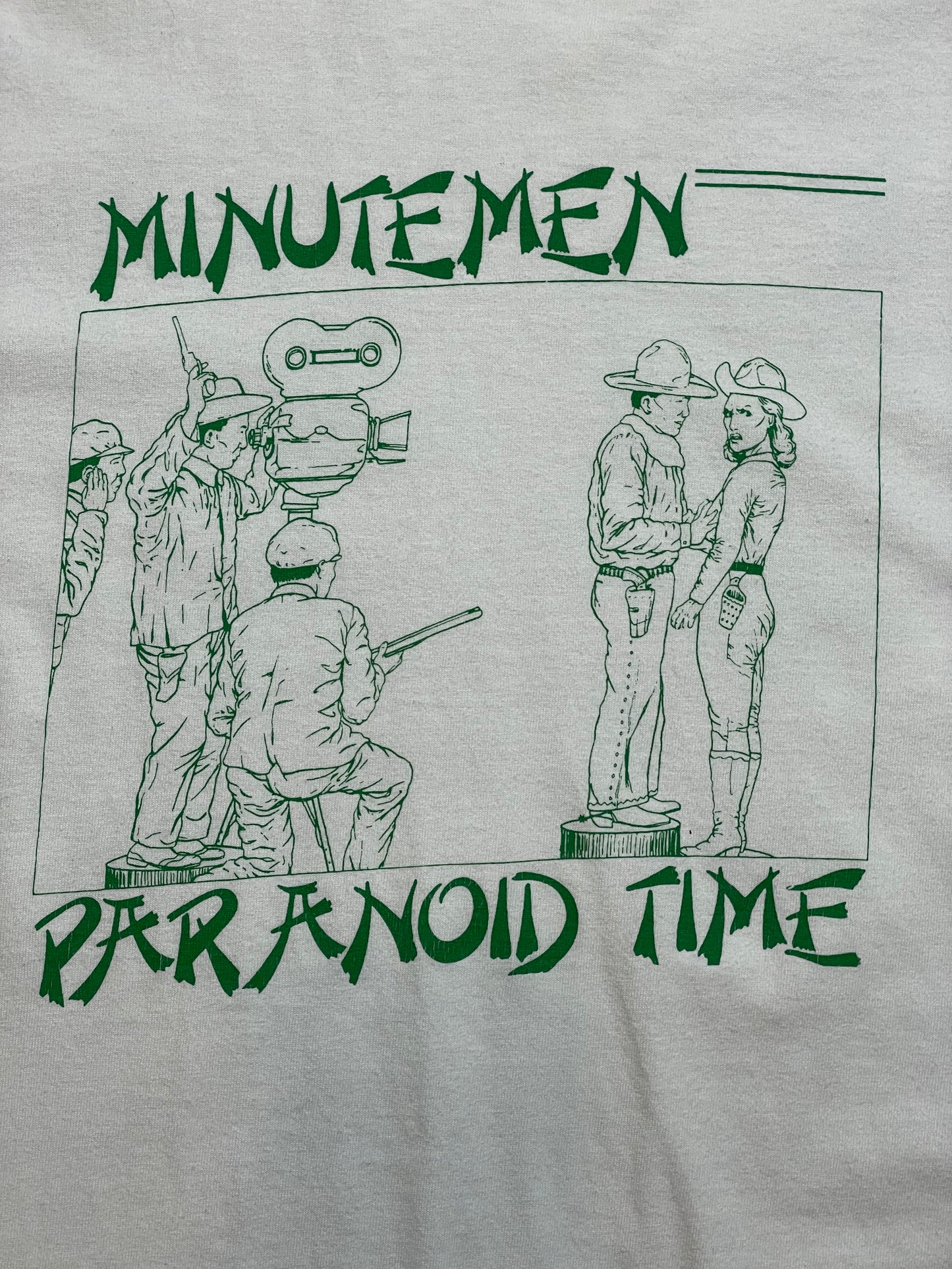 '90s Vintage Minutemen White T-Shirt - SML