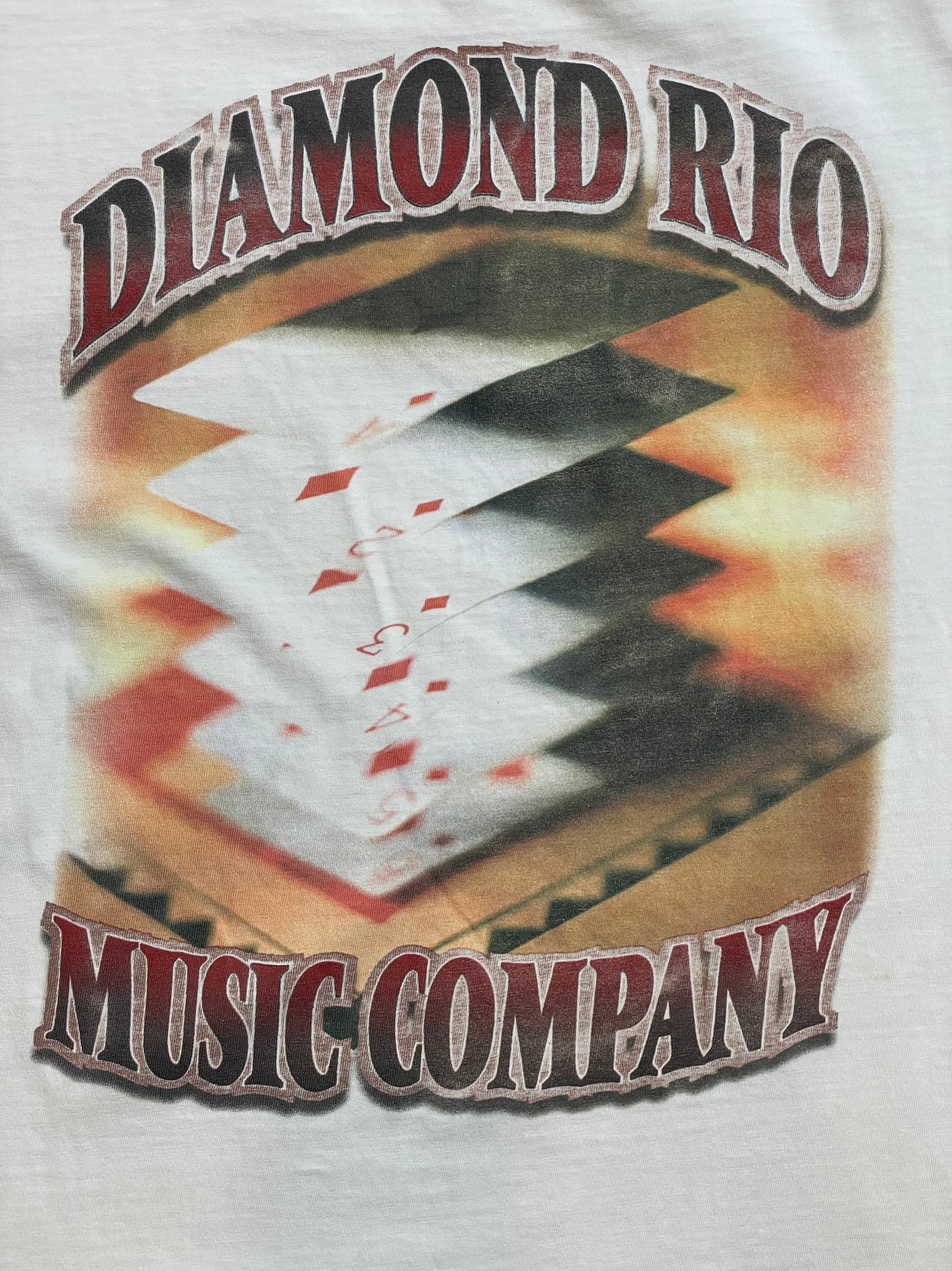 '90s Vintage Diamond Rio White T-Shirt - XL