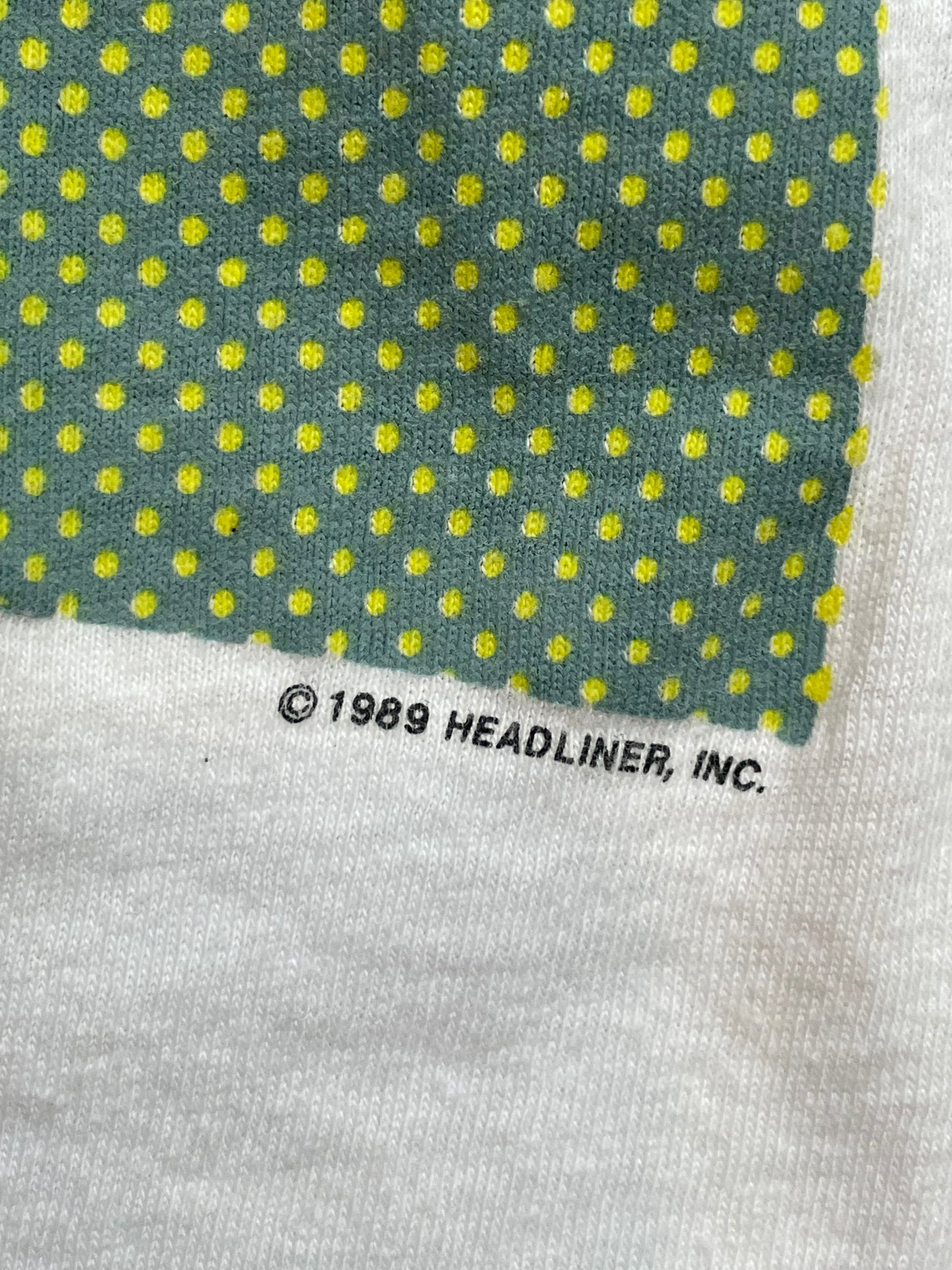 '89 Vintage Tiffany Headliner White T-Shirt - MED