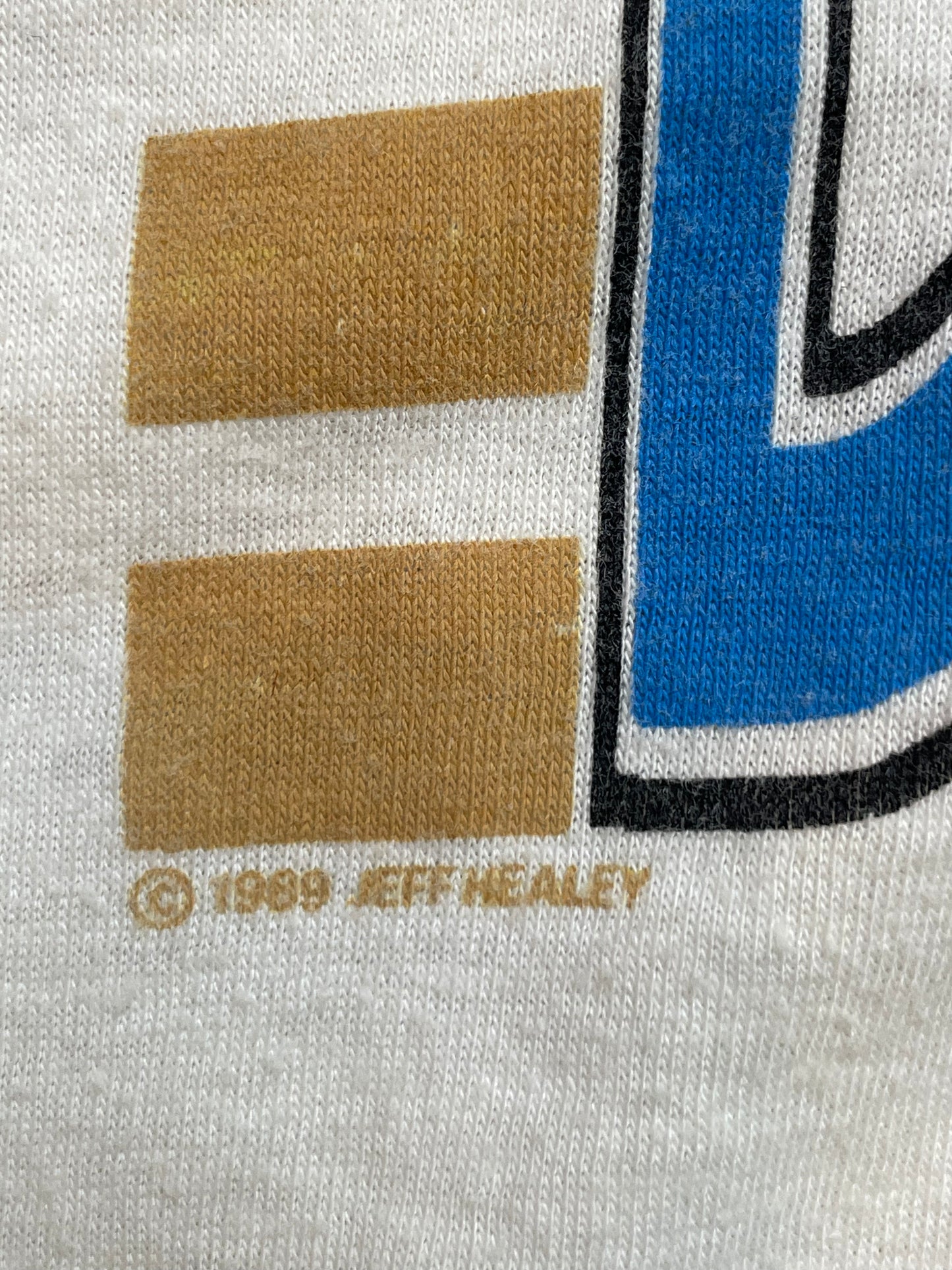 Vintage Jeff Healey Band White T-Shirt - XS