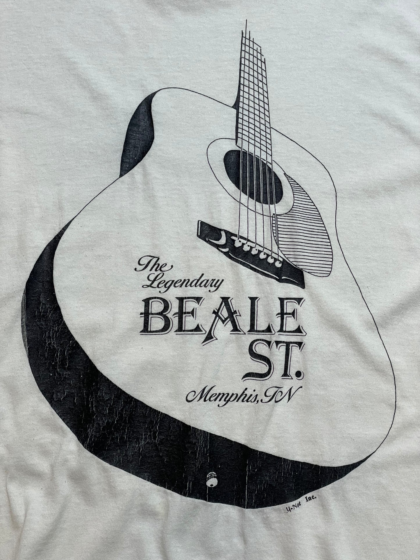 Vintage Beale Street White T-Shirt - 2XL