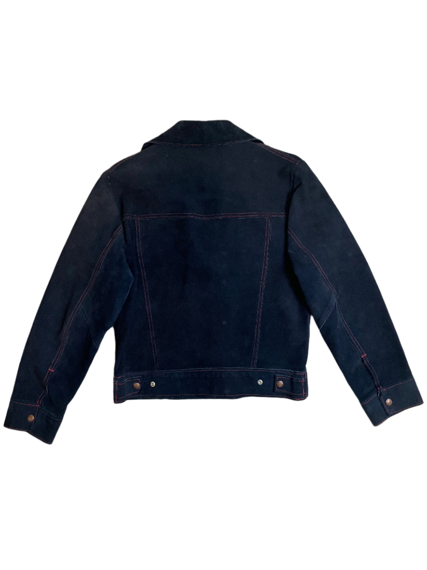 '70s Vintage Navy Blue Suede Jacket - LRG