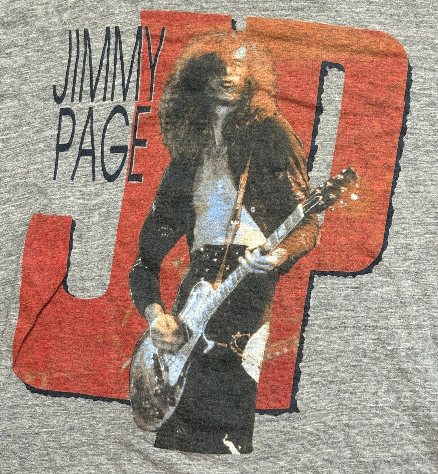 1988 Vintage Grey Jimmy Page T-Shirt - SML
