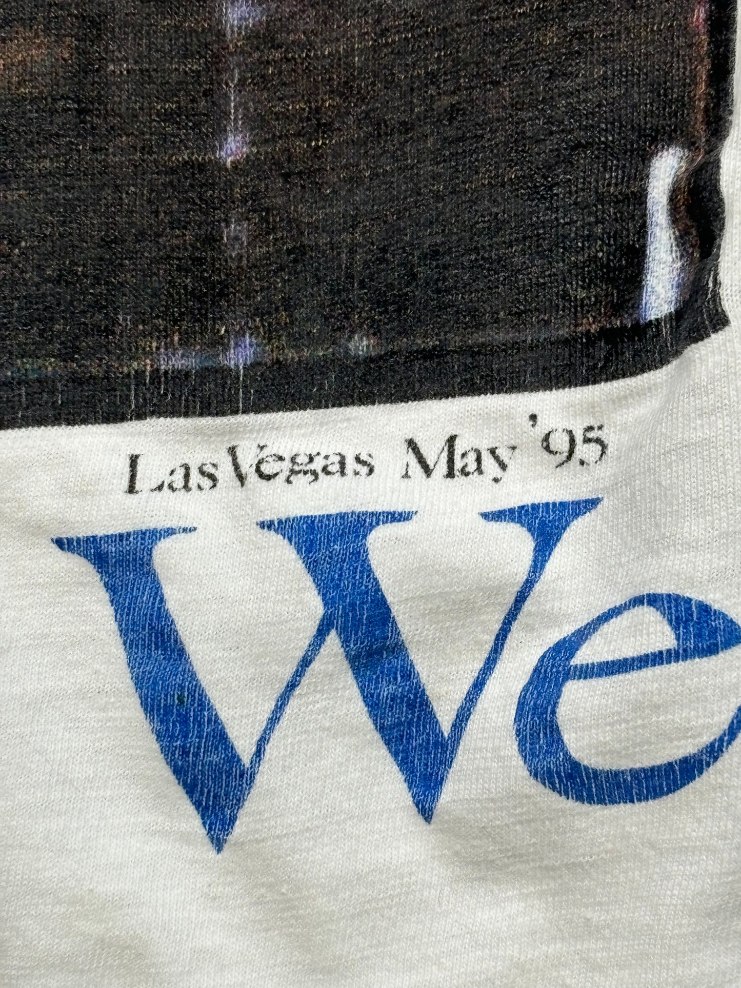 1995 Vintage White Jerry Garcia "Fare Thee Well" Las Vegas T-Shirt - LRG