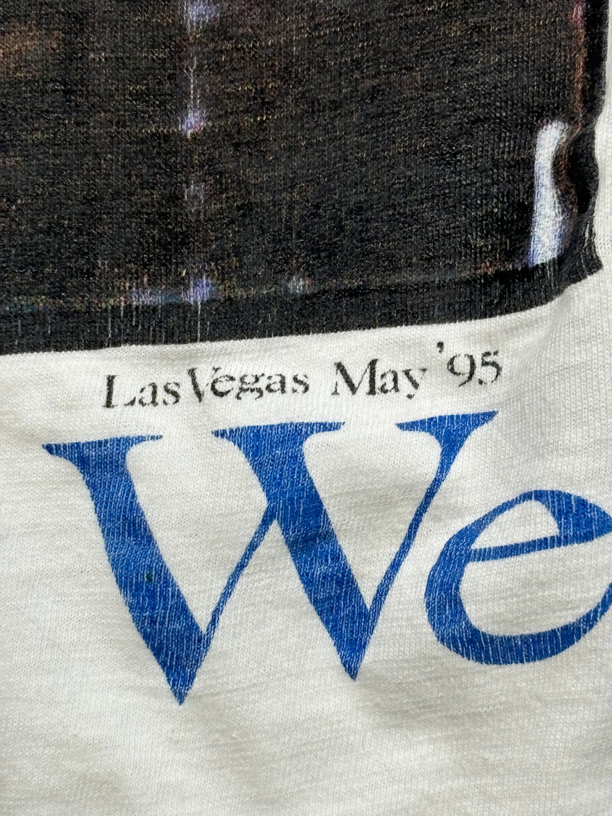 1995 Vintage White Jerry Garcia "Fare Thee Well" Las Vegas T-Shirt - LRG