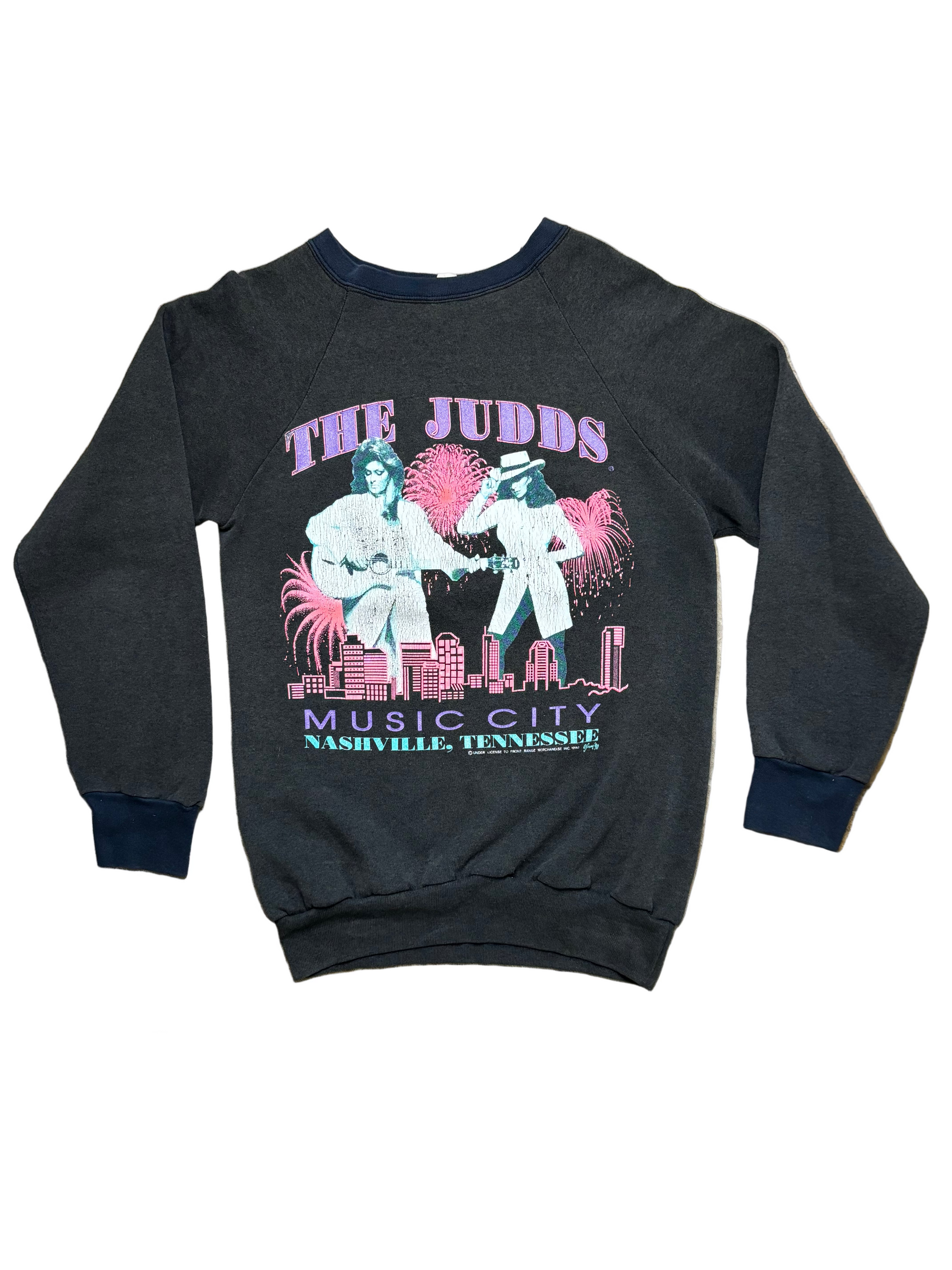 1991 Vintage Black The Judds Farewell "Love Can Build a Bridge" Tour Sweatshirt - SML