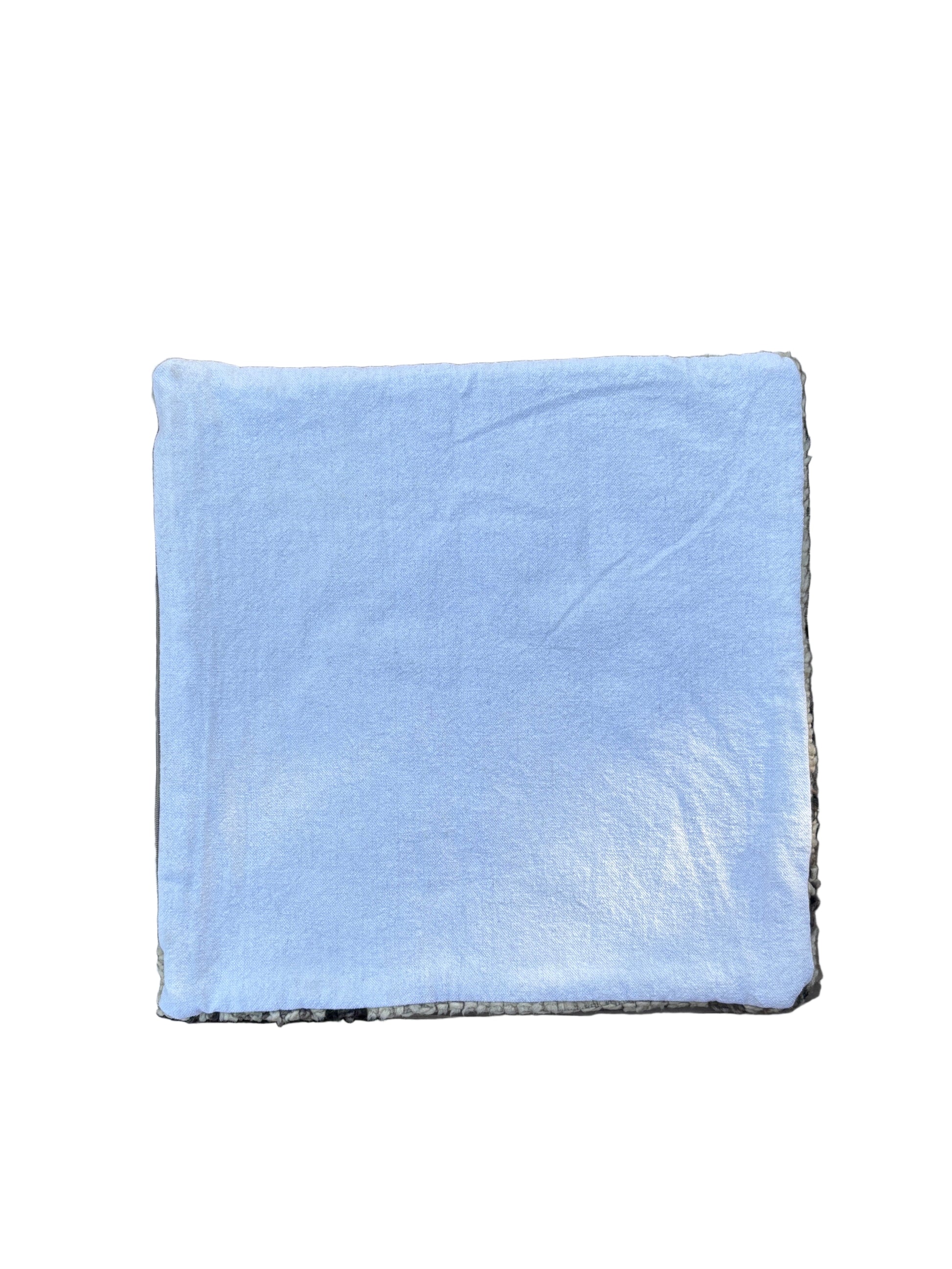 Moroccan Beige Wool Tapestry Pillowcase 1.5' x 1.5'