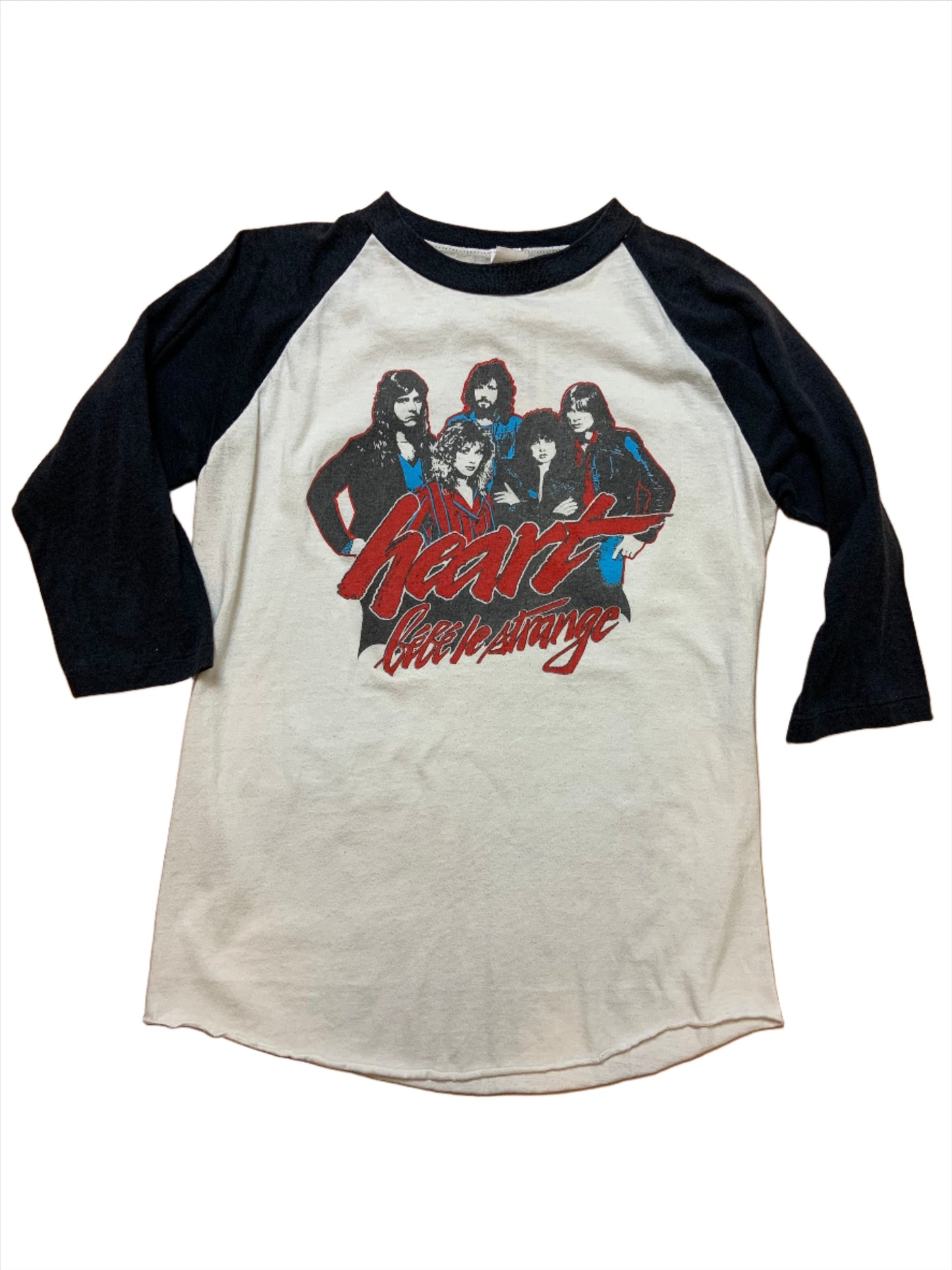 1980 Vintage Heart "Bebe Le Strange" Raglan T-Shirt - SM