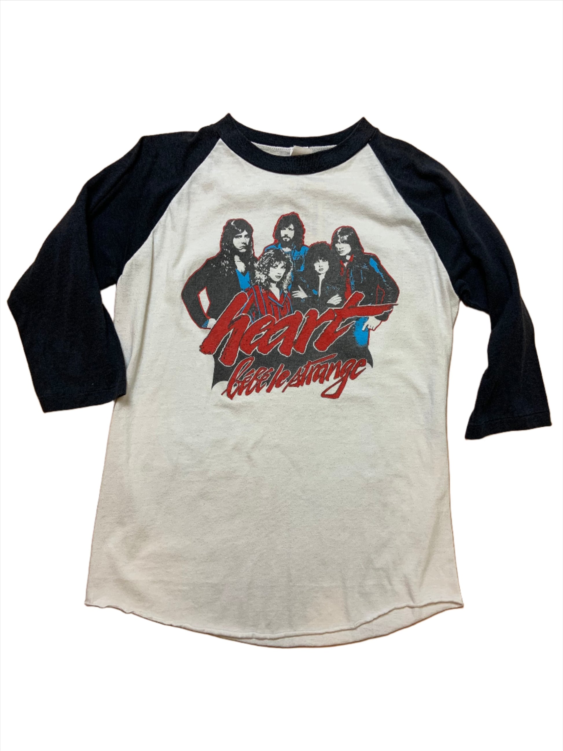 1980 Vintage Heart "Bebe Le Strange" Raglan T-Shirt - SM